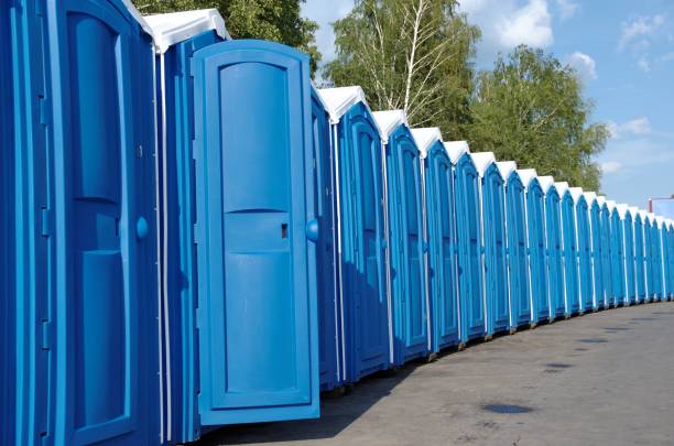 Porta potty delivery and setup in Whiskey Creek, FL